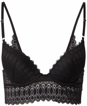 ETAM Podprsenka 'GRAVURE'  čierna