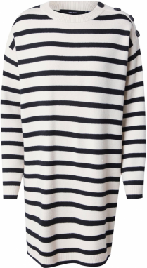 VERO MODA Pletené šaty 'VMSABA'  béžová / čierna