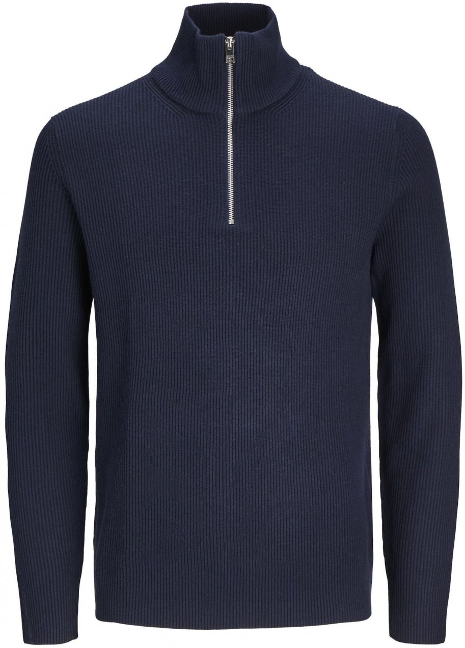 JACK & JONES Sveter 'JJEPerfect'  námornícka modrá