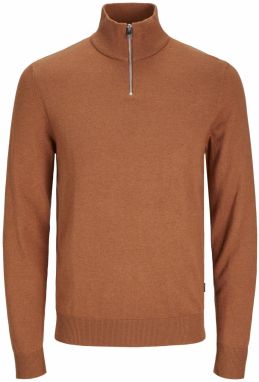 JACK & JONES Sveter 'JJEEmil'  koňaková