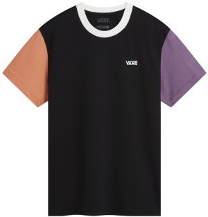 VANS Tričko  levanduľová / oranžová / čierna / biela