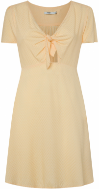 Pepe Jeans Letné šaty 'Nani'  pastelovo žltá