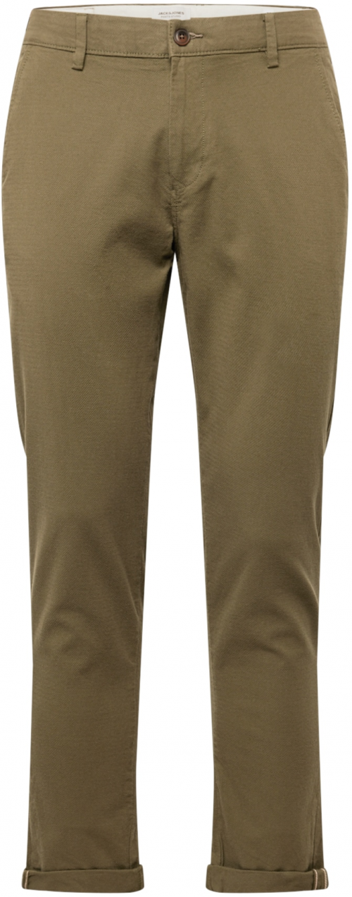 JACK & JONES Chino nohavice 'JPSTMarco JJFury'  olivová