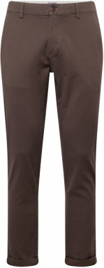 JACK & JONES Chino nohavice 'JPSTMarco JJFury'  hnedá
