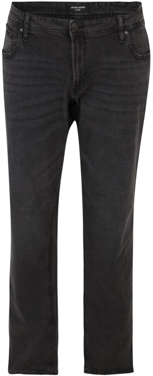 Jack & Jones Plus Džínsy 'JJIGlenn JJOriginal'  čierny denim