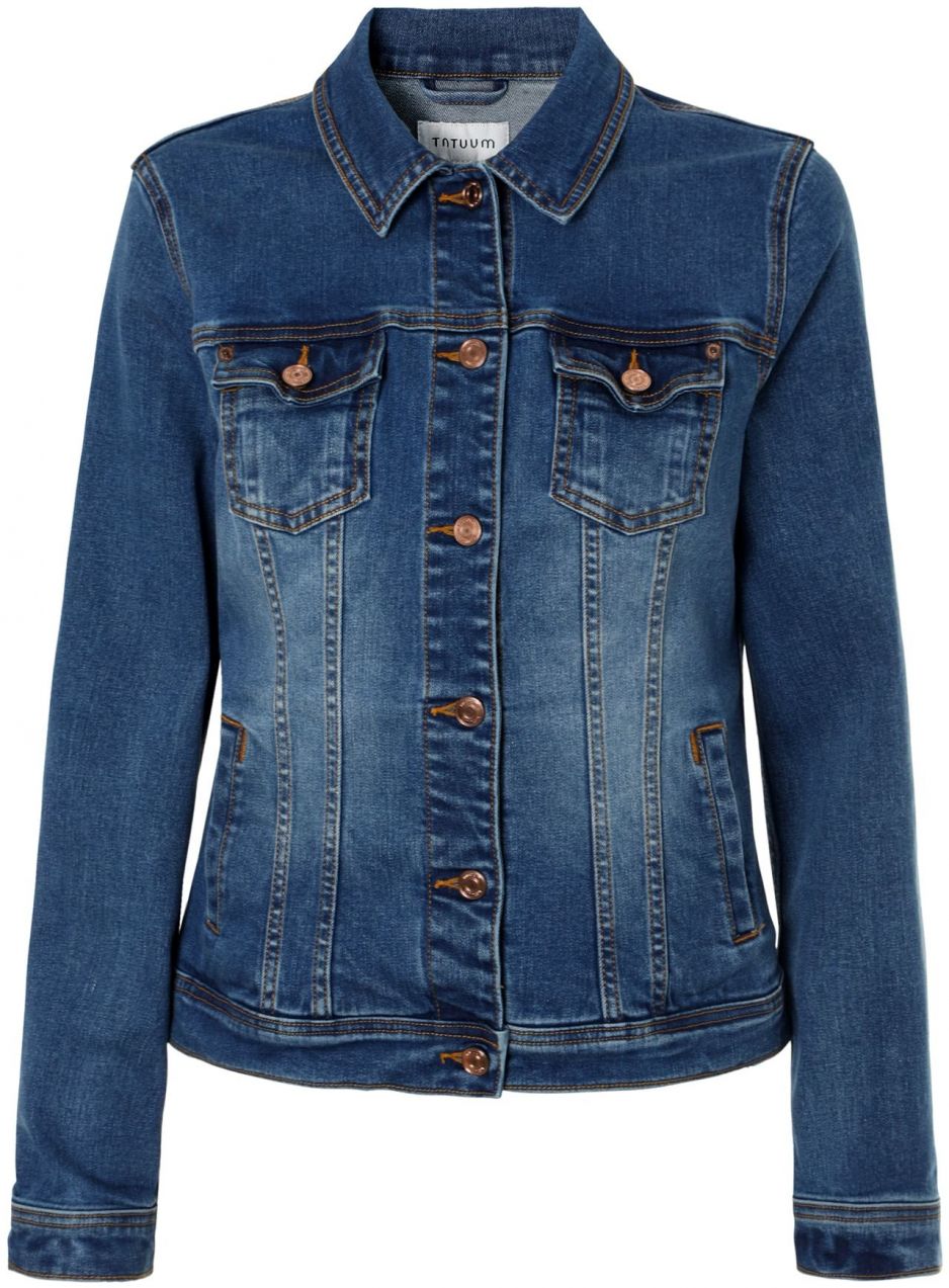 TATUUM Prechodná bunda 'Beska'  modrá denim