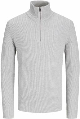 JACK & JONES Sveter 'JJEPerfect'  svetlosivá