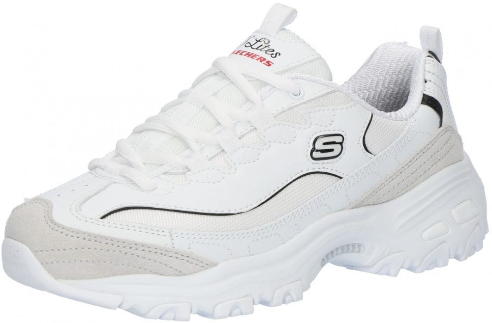 SKECHERS Nízke tenisky 'D'LITES - NEW HEAT'  béžová / čierna / biela