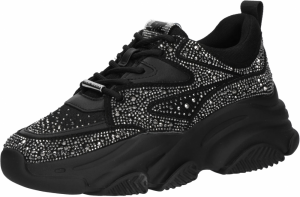 STEVE MADDEN Nízke tenisky 'Privy'  čierna / priehľadná