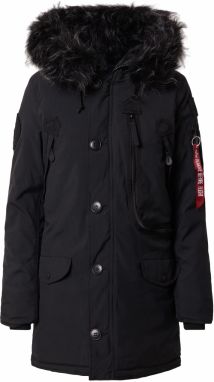 ALPHA INDUSTRIES Zimná parka 'Polar'  čierna
