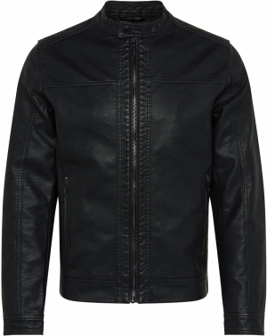 JACK & JONES Prechodná bunda 'JJWarner'  čierna