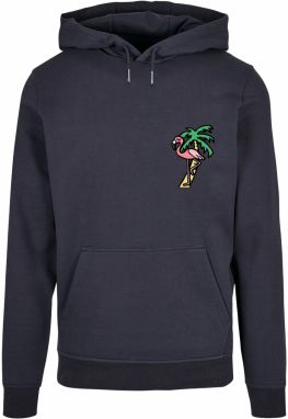 Mister Tee Mikina 'Flamingo'  tmavomodrá / svetložltá / trávovo zelená / svetloružová