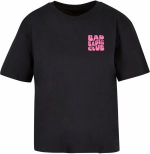 Mister Tee Tričko 'Bad Babes Club'  ružová / čierna