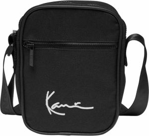Karl Kani Taška cez rameno 'Essential'  čierna / biela