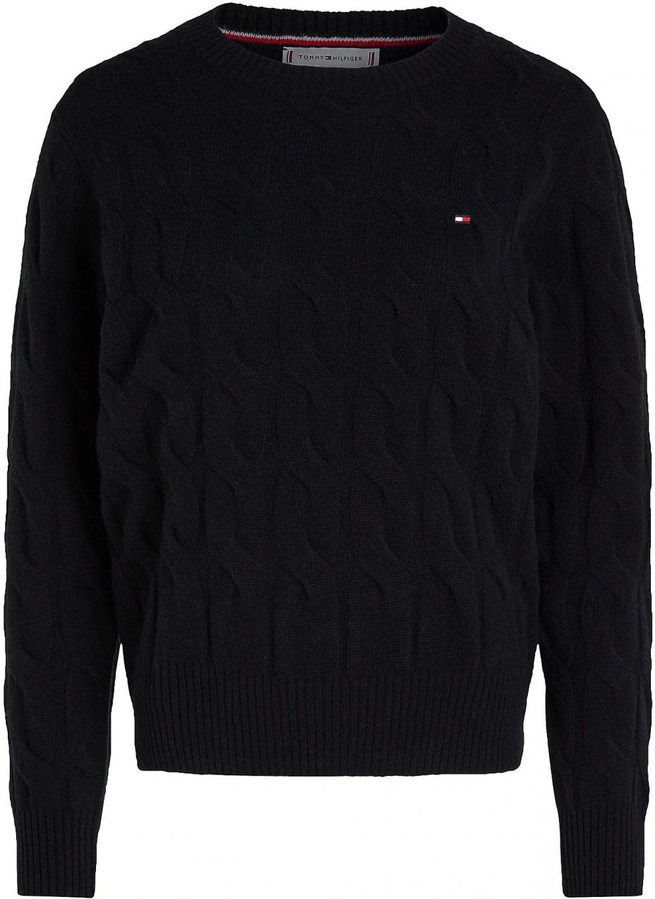 TOMMY HILFIGER Sveter  čierna