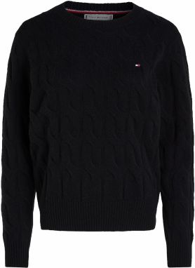 TOMMY HILFIGER Sveter  čierna