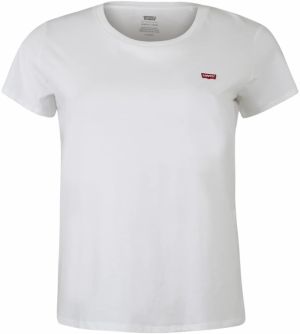 Levi's® Plus Tričko 'The Perfect Tee '  červená / biela