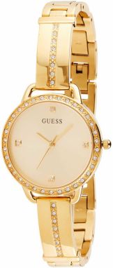 GUESS Analógové hodinky 'Bellini'  zlatá