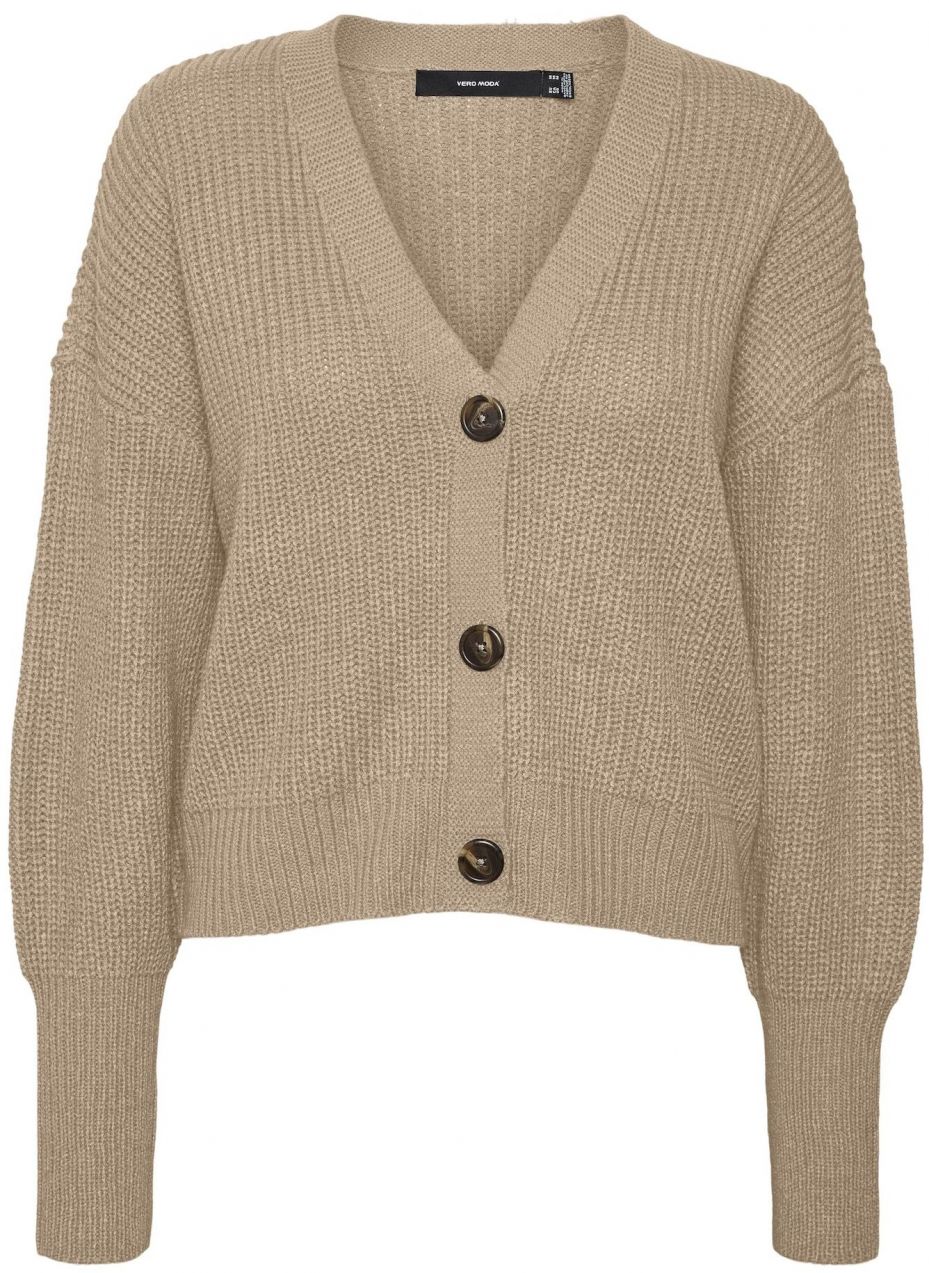 VERO MODA Kardigán 'VMLea'  mokka