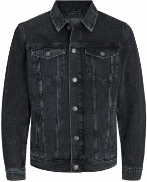 JACK & JONES Prechodná bunda 'JJJean'  čierny denim