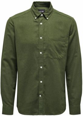 Only & Sons Košeľa 'ONSGudmund'  olivová