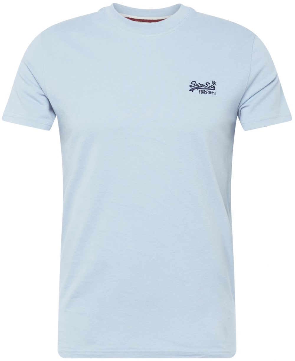 Superdry Tričko 'Essential'  svetlomodrá / tmavomodrá
