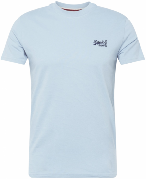Superdry Tričko 'Essential'  svetlomodrá / tmavomodrá
