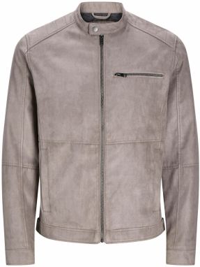 JACK & JONES Prechodná bunda 'JJEDylan'  tmavošedá