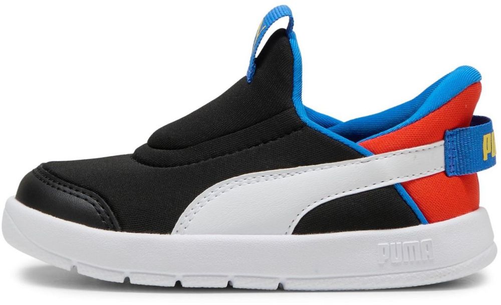 PUMA Tenisky 'Courtflex v3 Ease'  modrá / červená / čierna / biela