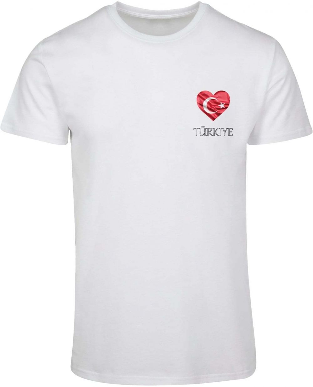 Merchcode Tričko 'Football - Turkey'  červená / čierna / biela