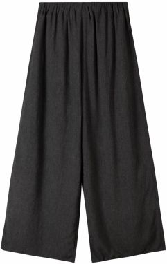 Bershka Nohavice  tmavosivá