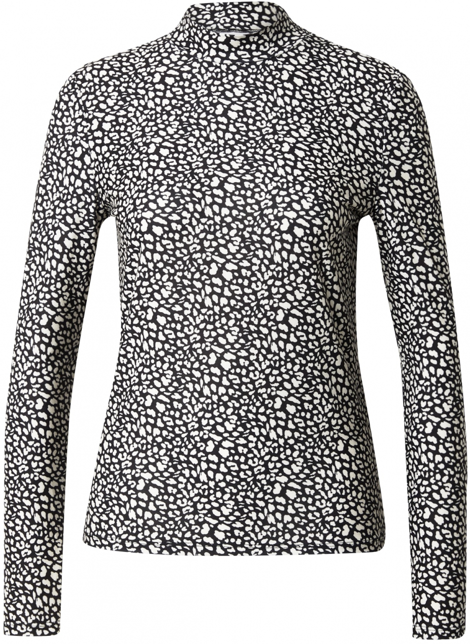 VILA Tričko 'VILeola'  béžová / čierna