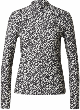 VILA Tričko 'VILeola'  béžová / čierna