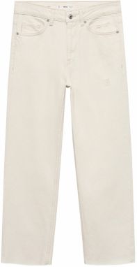 MANGO Džínsy 'BLANCA'  biely denim
