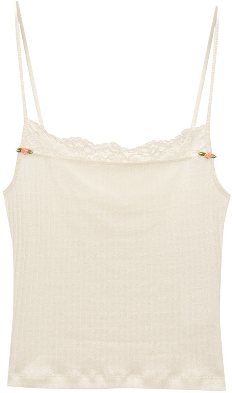 Pull&Bear Top  nebielená / trstinová / oranžová