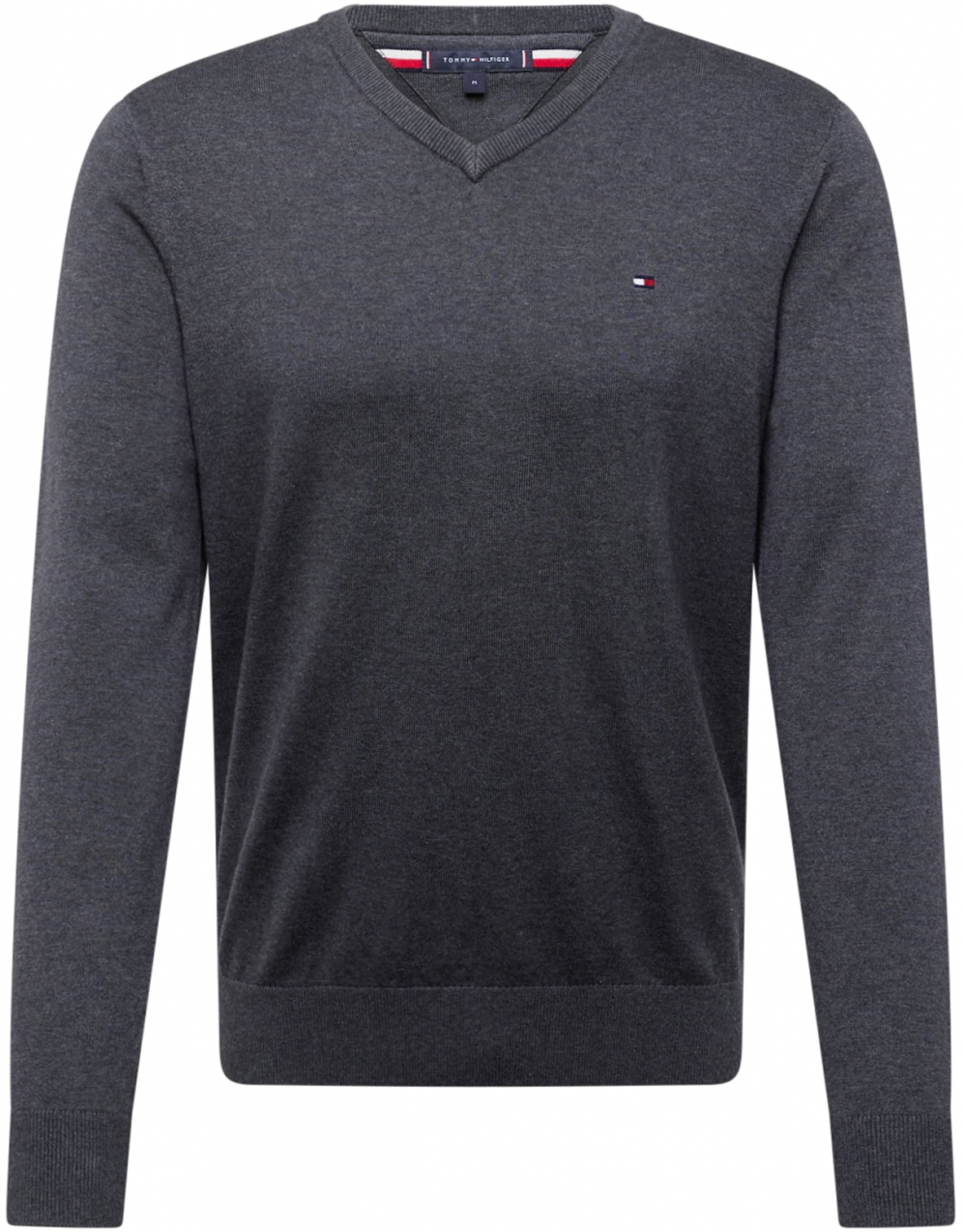 TOMMY HILFIGER Sveter 'ESSENTIAL'  tmavosivá