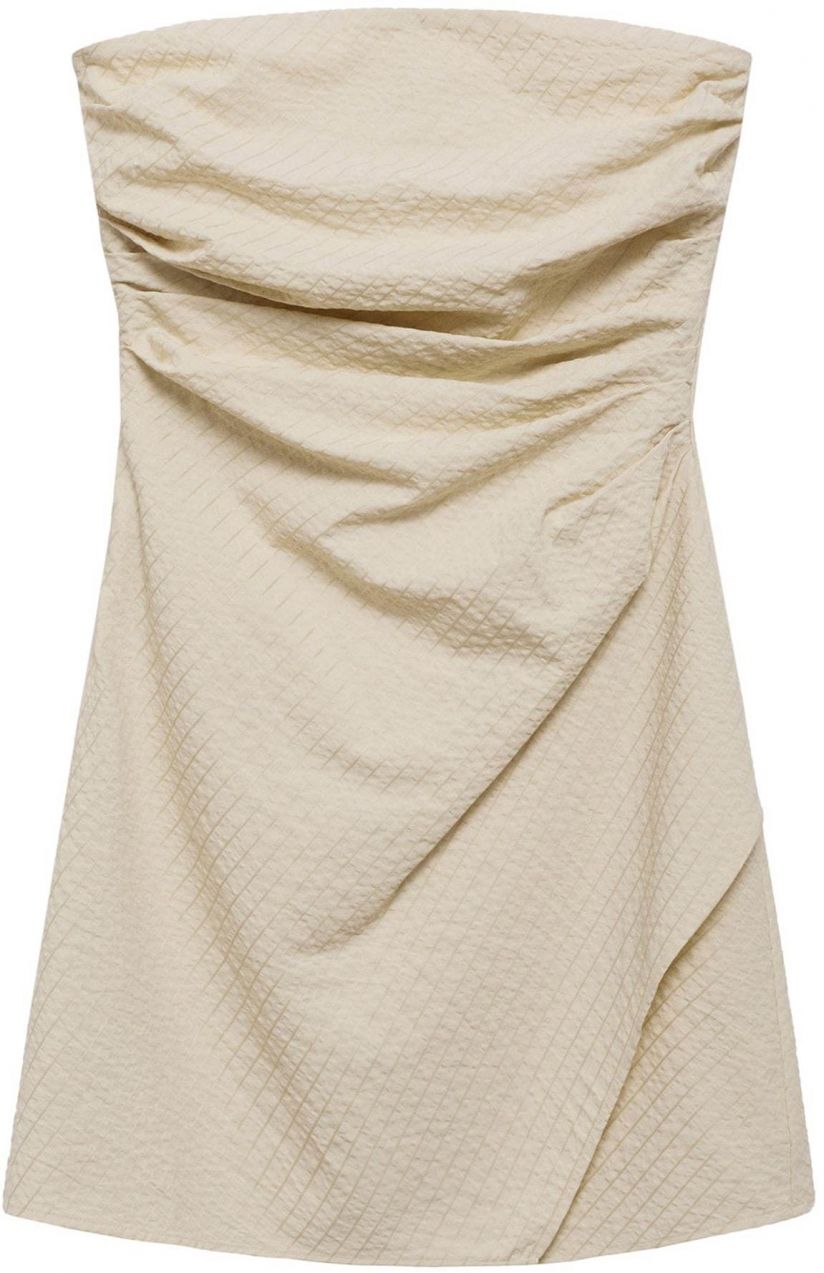 MANGO Šaty 'TERRY'  svetlobéžová