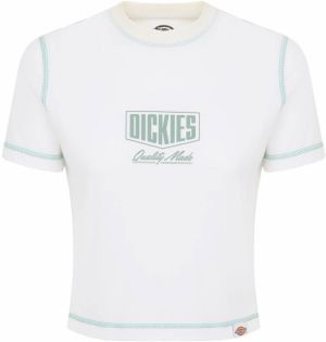 DICKIES Tričko 'PHILIPSBURG'  svetlozelená / biela