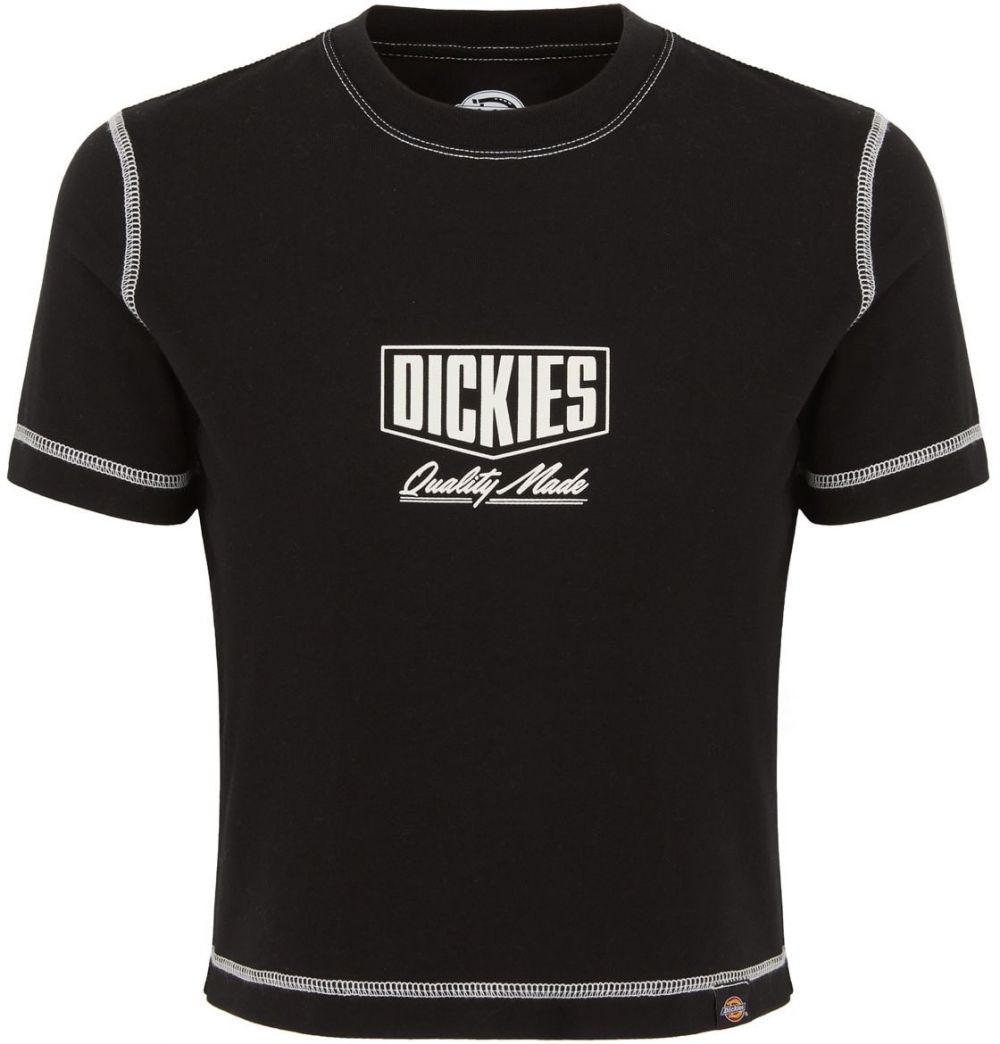DICKIES Tričko 'PHILIPSBURG '  čierna / biela