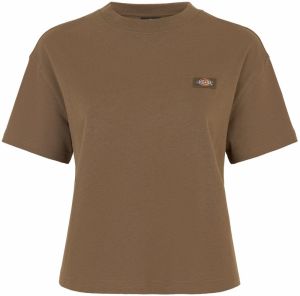 DICKIES Tričko 'OAKPORT'  hnedá