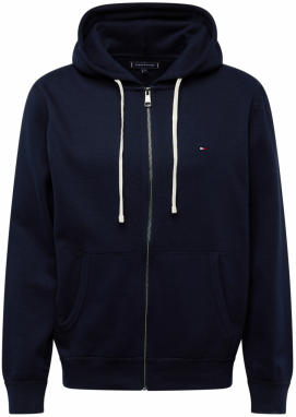 TOMMY HILFIGER Tepláková bunda 'Essential'  tmavomodrá