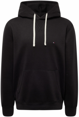 TOMMY HILFIGER Mikina 'Essential'  čierna / biela