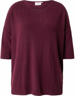 ONLY Carmakoma Tričko 'CARLAMOUR'  burgundská