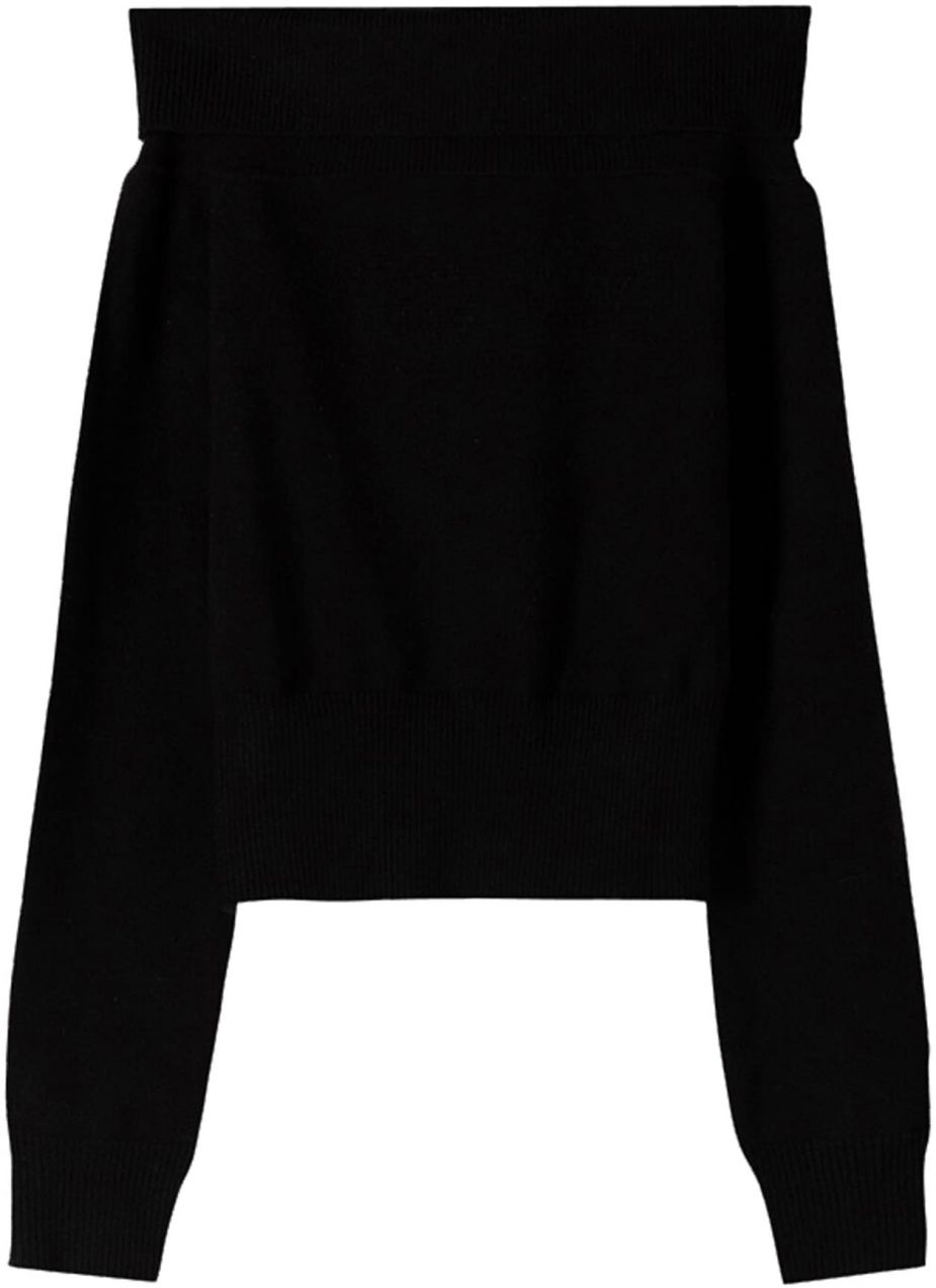 Bershka Sveter  čierna