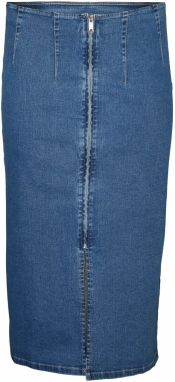 Vero Moda Curve Sukňa  modrá denim