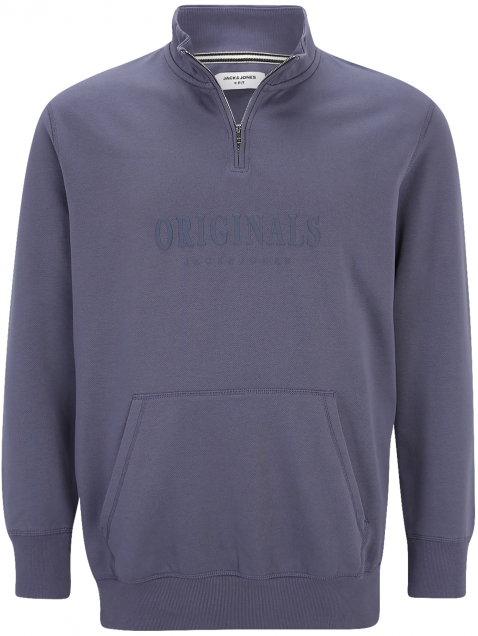 Jack & Jones Plus Mikina 'JORFREDERIKSBERG'  tmavomodrá