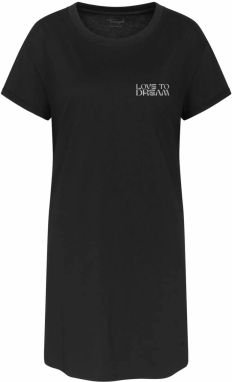TRIUMPH Nočná košieľka  čierna / šedobiela