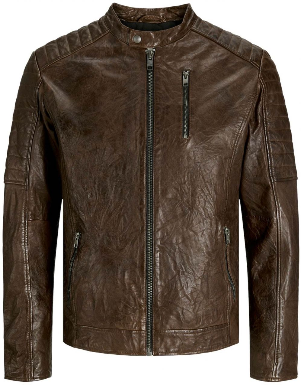 JACK & JONES Prechodná bunda 'Richard'  tmavohnedá