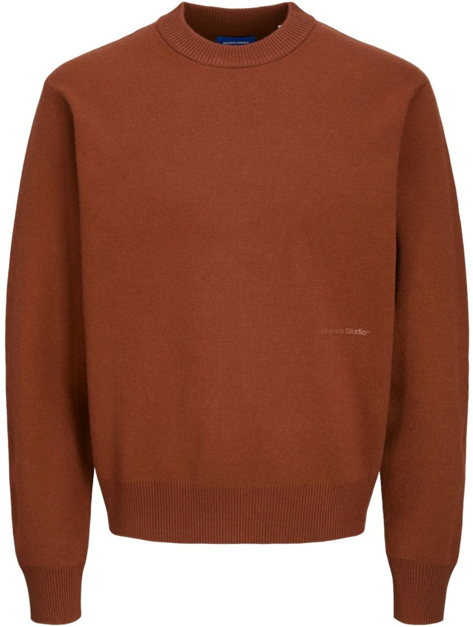 JACK & JONES Sveter 'JORVesterbro'  hrdzavohnedá