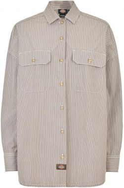 DICKIES Blúzka 'FLORENCE'  tmavošedá / striebornosivá